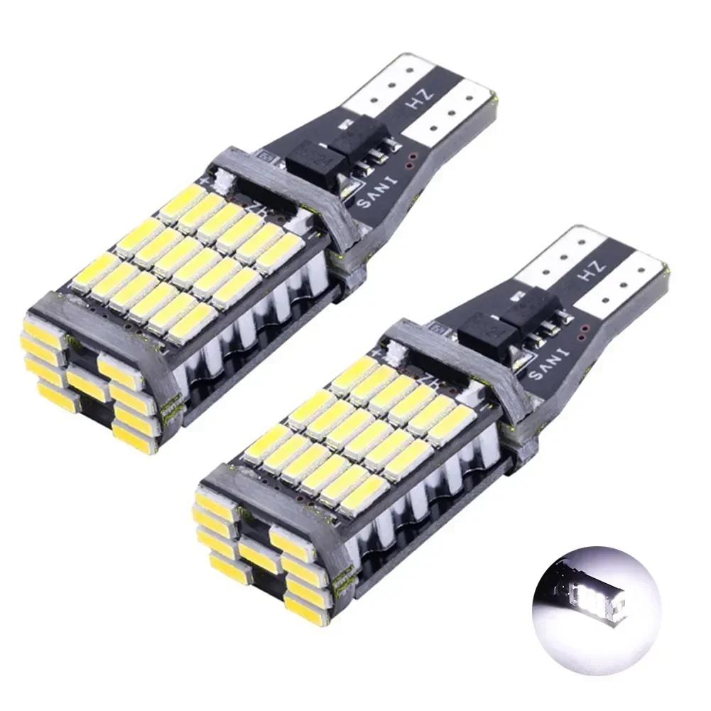    Ʈ , ſ   , T15 W6W 921 912 T16 LED , 45SMD 4014, 12V, 2 